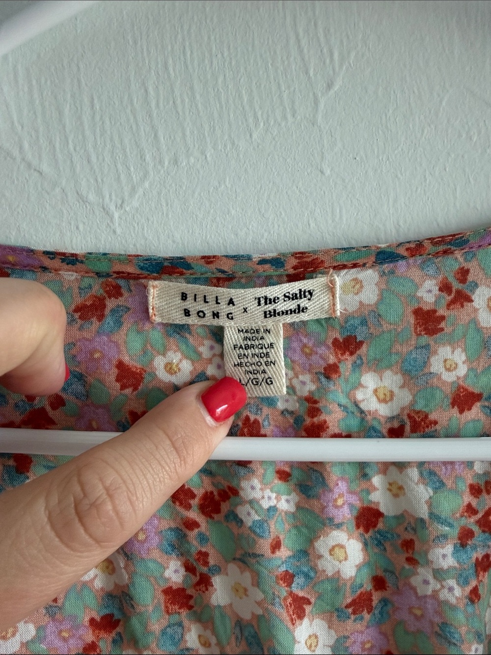 Billabong x The Salty Blonde Ditsy Dreamer Floral Cutout Mini Dress - Picture 7 of 8